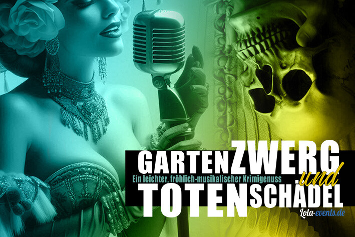 Gartenzwerg und Totenschädel